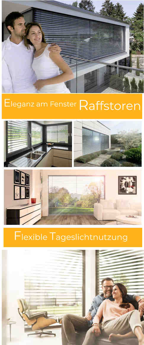 Flexible Tageslichtnutzung Raffstoren Eleganz am Fenster